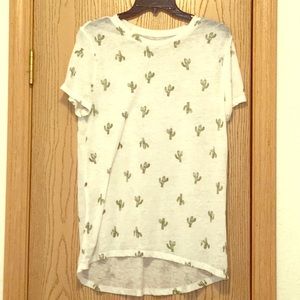 Cactus hi-low tee 🌵